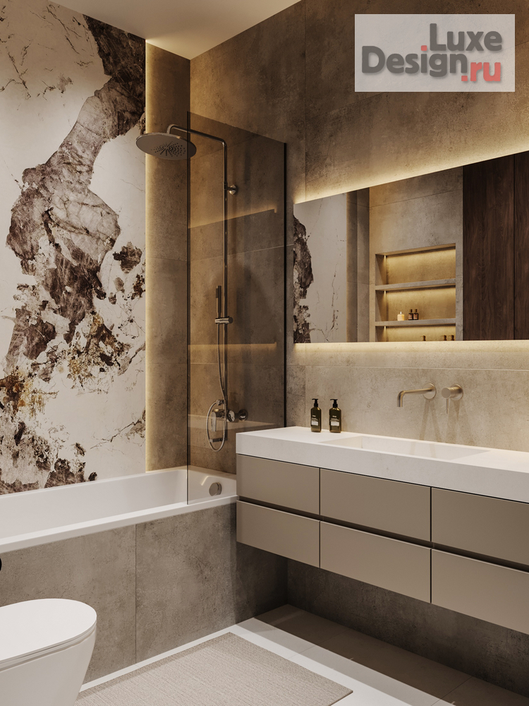 Дизайн интерьера трехкомнатной квартиры "Квартира 83 м2 в ЖК Mypriority Dubrovka" (фото 19)