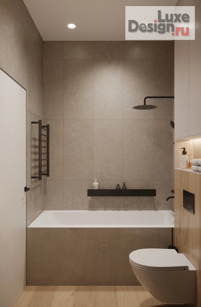 Дизайн интерьера трехкомнатной квартиры "Проект в ЖК Шом" (фото 49)