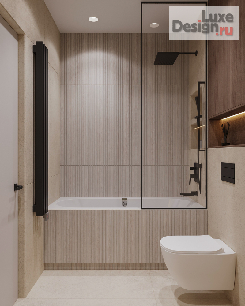 Дизайн интерьера двухкомнатной квартиры "ЖК Shome. Квартира для молодой семьи " (фото 14)