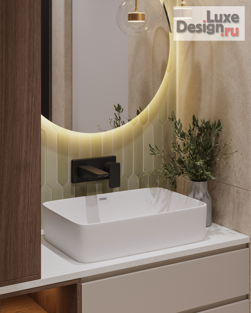 Дизайн интерьера двухкомнатной квартиры "ЖК Shome. Квартира для молодой семьи " (фото 12)