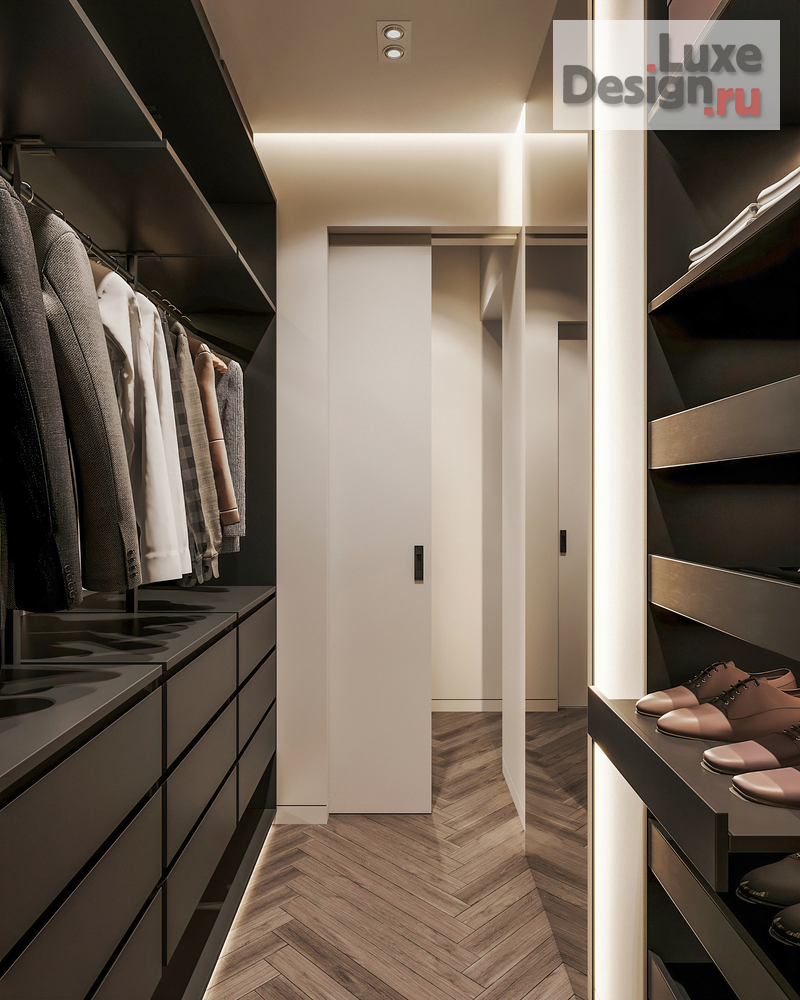 Дизайн интерьера четырехкомнатной квартиры "Квартира 150 м2 на ул. Новочеремушкинская" (фото 49)