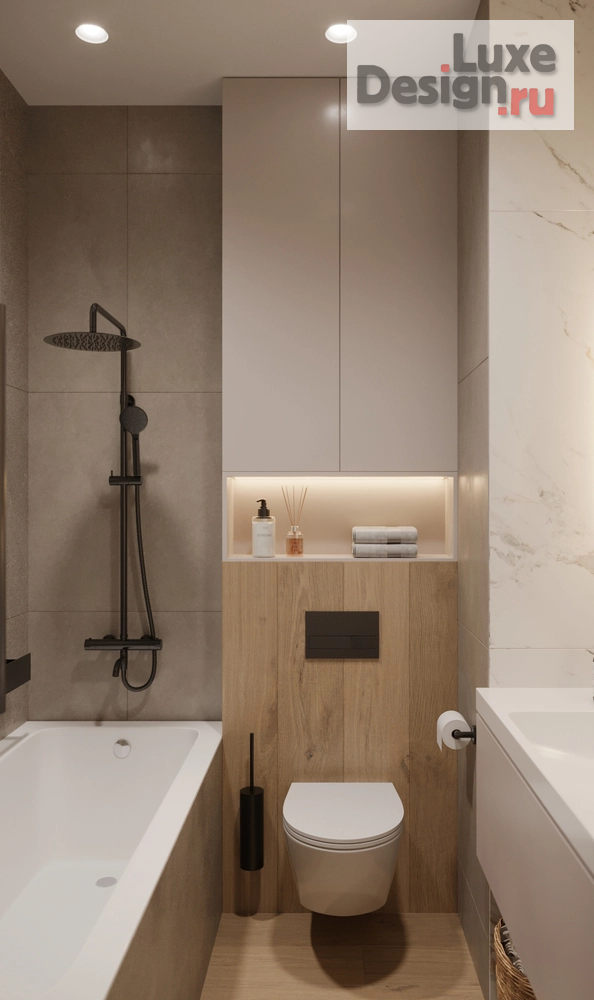 Дизайн интерьера трехкомнатной квартиры "Проект в ЖК Шом" (фото 50)