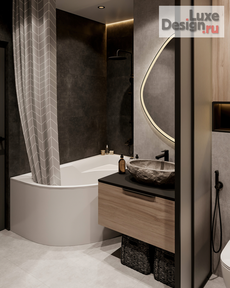 Дизайн интерьера трехкомнатной квартиры "Квартира 85 м2 в ЖК Аквилон Митино" (фото 27)