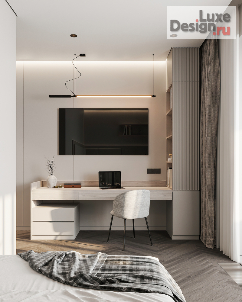 Дизайн интерьера четырехкомнатной квартиры "Квартира 150 м2 на ул. Новочеремушкинская" (фото 65)