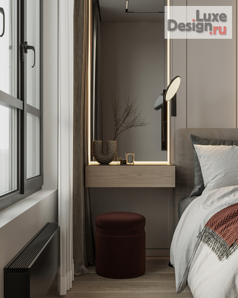 Дизайн интерьера трехкомнатной квартиры "Квартира 71 м2 в ЖК Датский квартал" (фото 21)