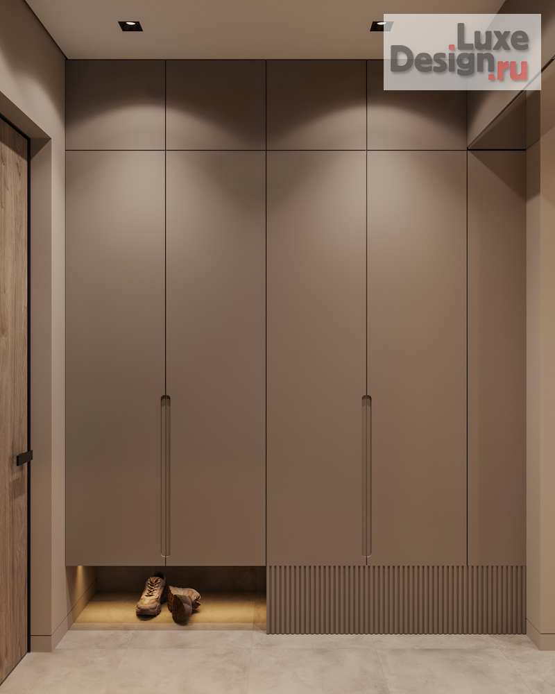 Дизайн интерьера трехкомнатной квартиры "Квартира 70 м2 в ЖК Wellton Towers" (фото 16)