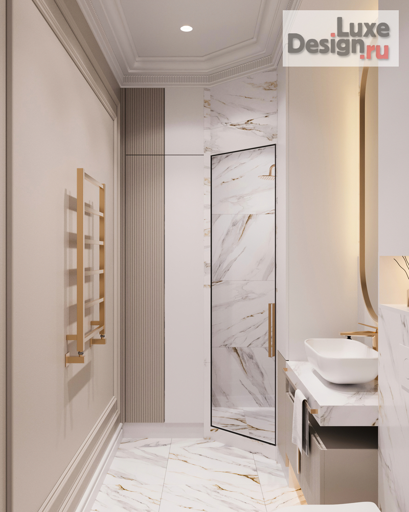 Дизайн интерьера трехкомнатной квартиры "Квартира в ЖК Крылья" (фото 40)