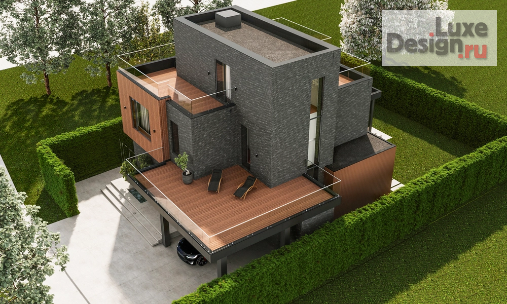 Дизайн интерьера коттеджа "Дом 330 м2 в КП Хюгге" (фото 95)