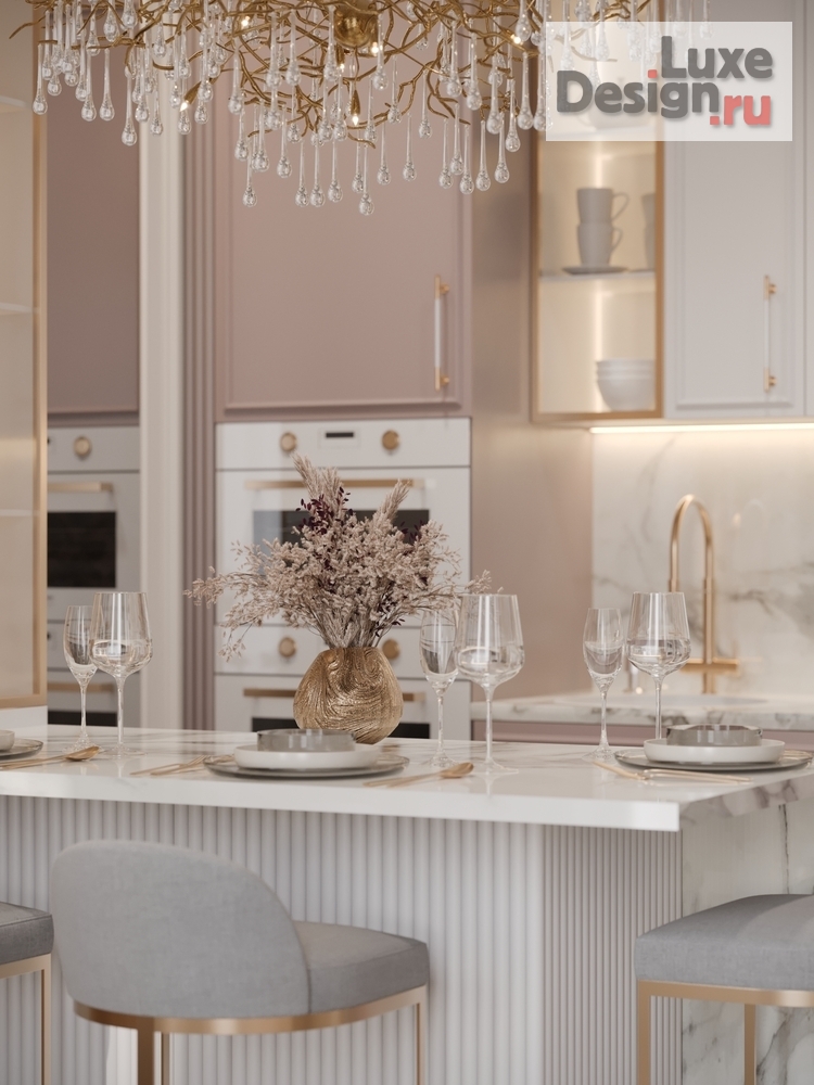 Дизайн интерьера трехкомнатной квартиры "Квартира в ЖК Крылья" (фото 2)