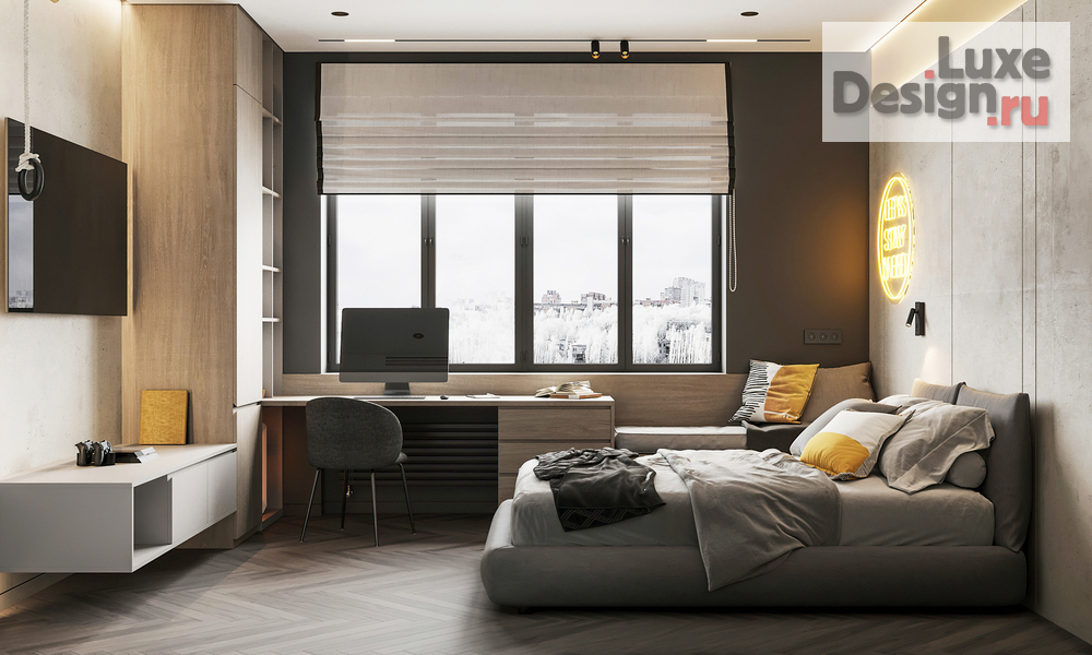 Дизайн интерьера четырехкомнатной квартиры "Квартира 150 м2 на ул. Новочеремушкинская" (фото 63)