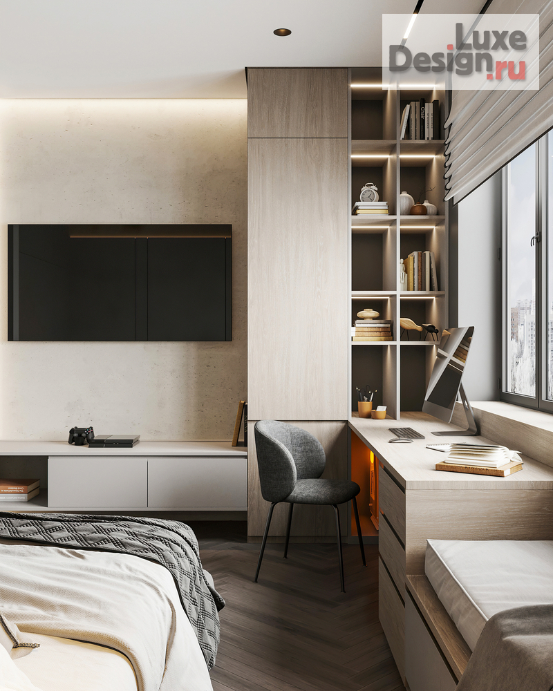 Дизайн интерьера четырехкомнатной квартиры "Квартира 150 м2 на ул. Новочеремушкинская" (фото 57)