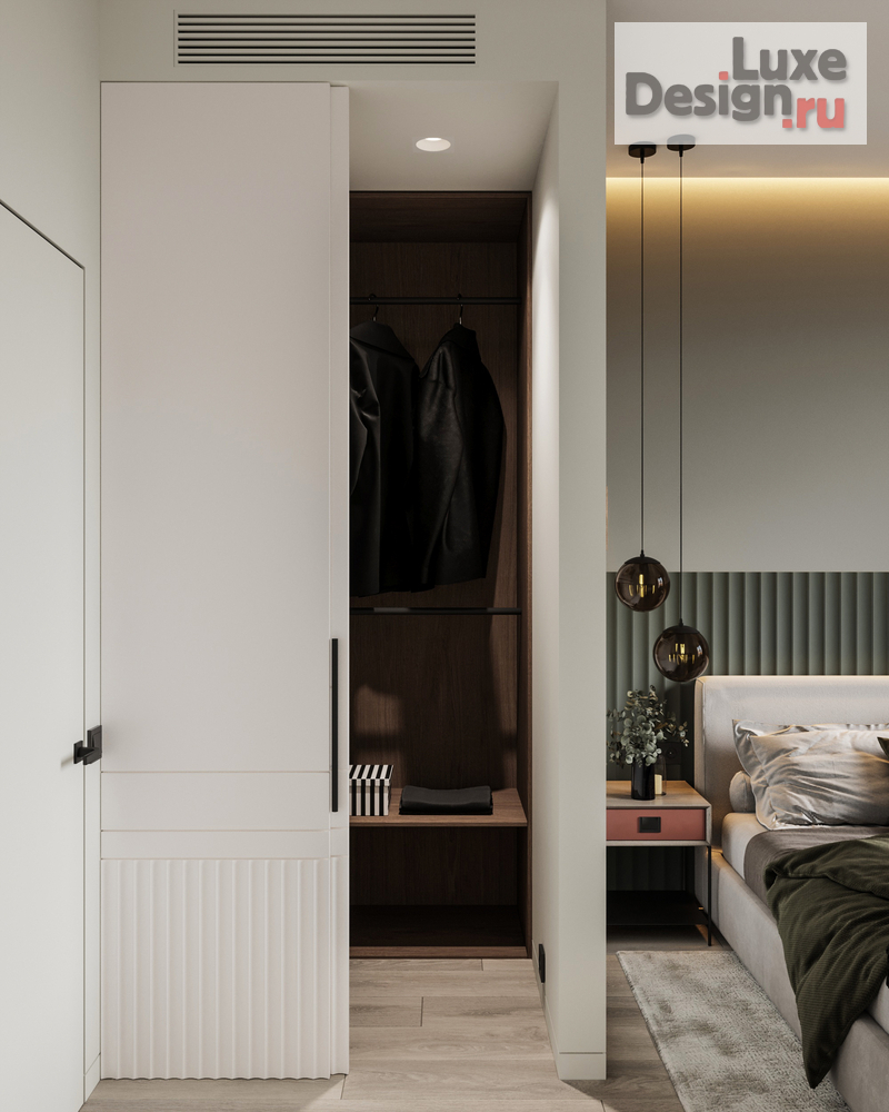 Дизайн интерьера двухкомнатной квартиры "ЖК Shome. Квартира для молодой семьи " (фото 10)