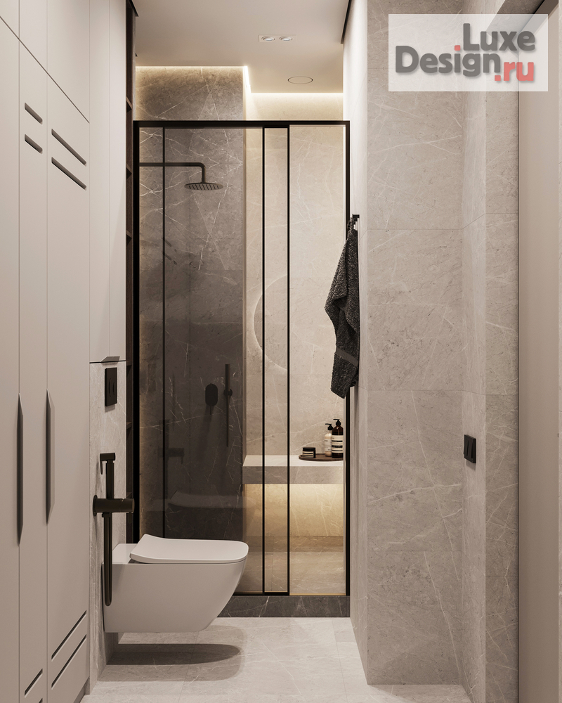 Дизайн интерьера четырехкомнатной квартиры "Квартира 150 м2 на ул. Новочеремушкинская" (фото 76)