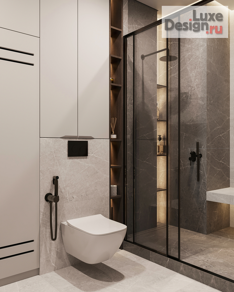 Дизайн интерьера четырехкомнатной квартиры "Квартира 150 м2 на ул. Новочеремушкинская" (фото 77)