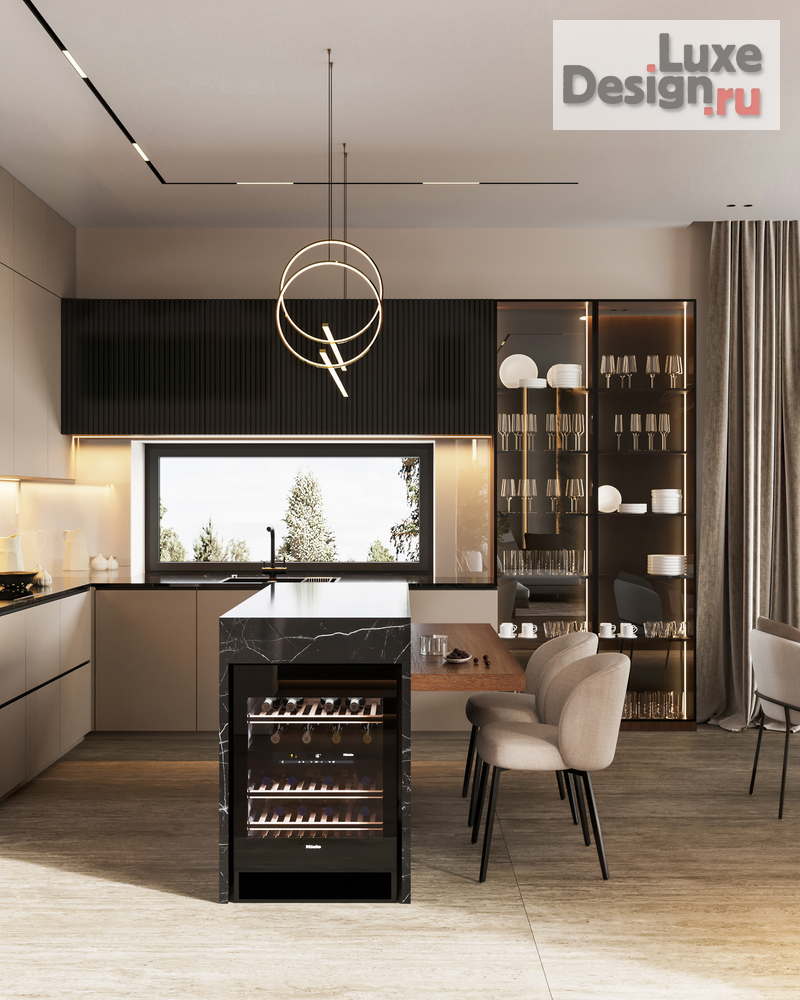 Дизайн интерьера коттеджа "Дом 330 м2 в КП Хюгге" (фото 11)