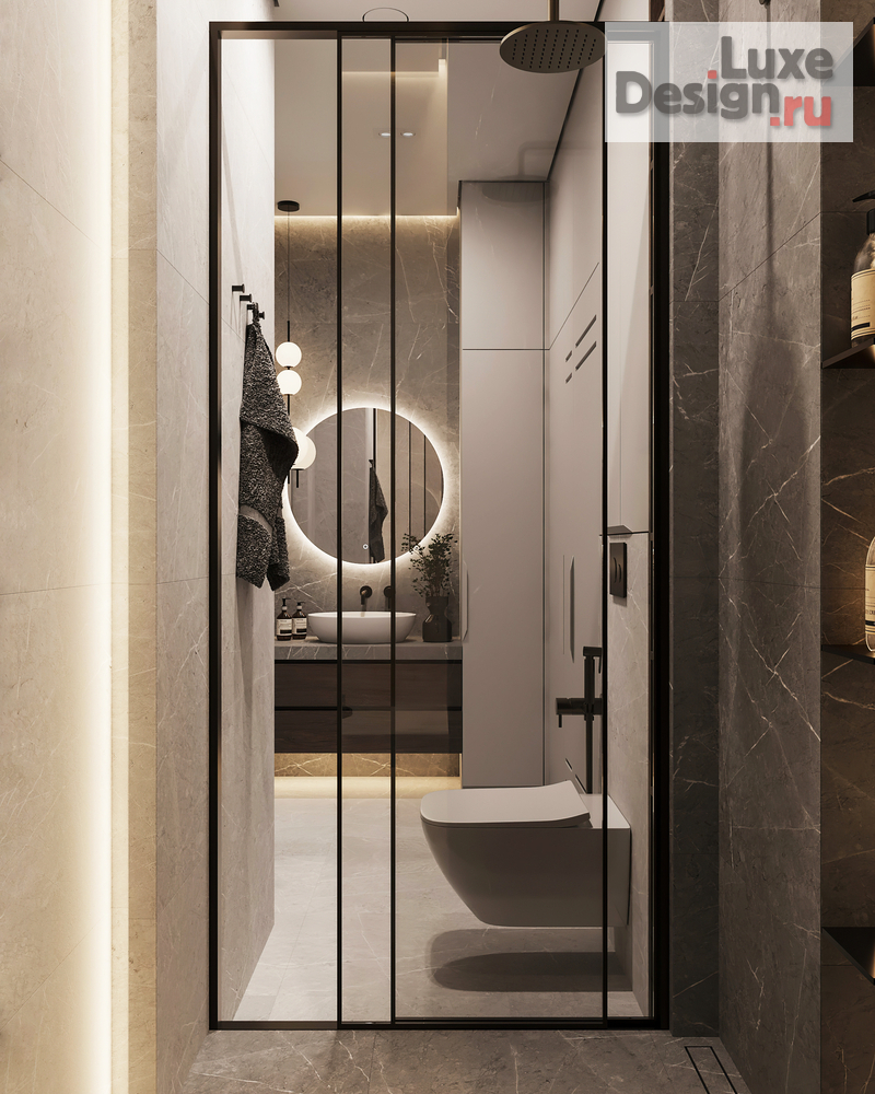 Дизайн интерьера четырехкомнатной квартиры "Квартира 150 м2 на ул. Новочеремушкинская" (фото 78)