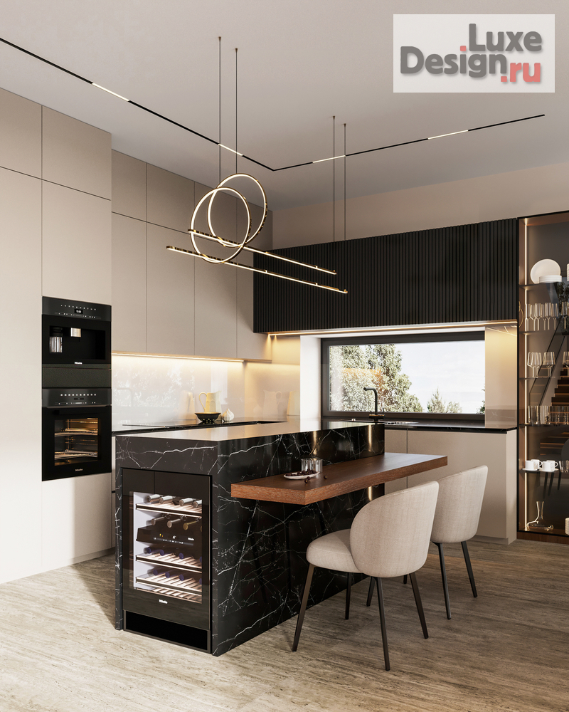 Дизайн интерьера коттеджа "Дом 330 м2 в КП Хюгге" (фото 12)