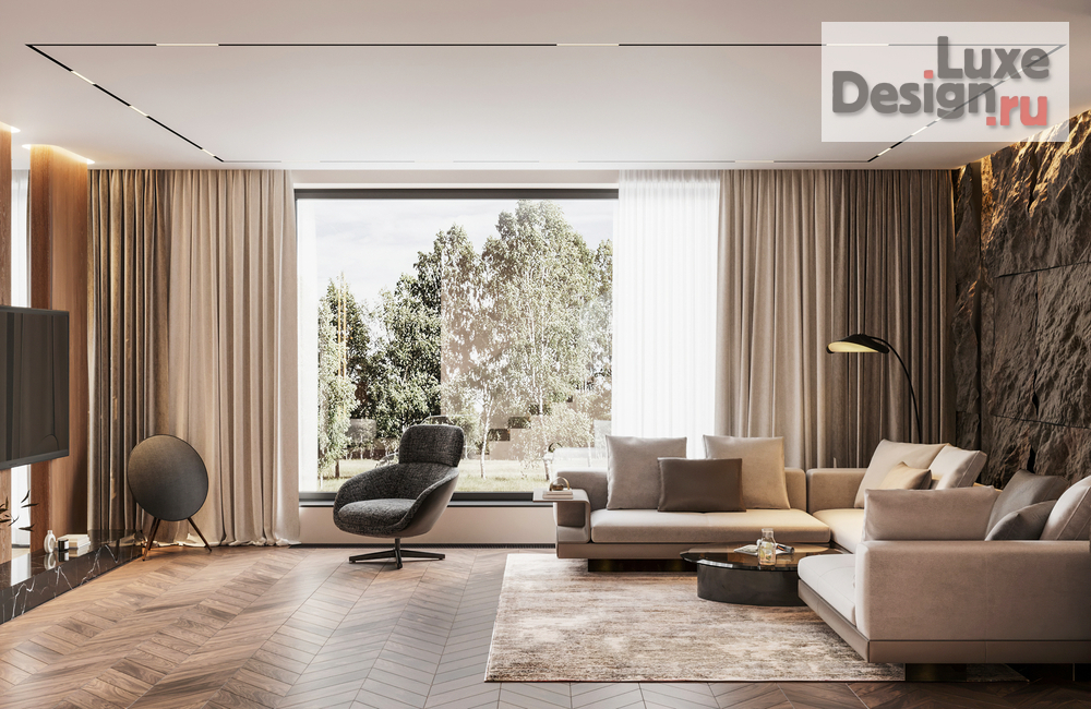 Дизайн интерьера коттеджа "Дом 330 м2 в КП Хюгге" (фото 2)