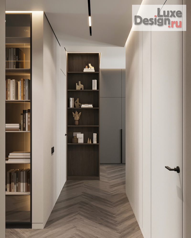 Дизайн интерьера четырехкомнатной квартиры "Квартира 150 м2 на ул. Новочеремушкинская" (фото 23)