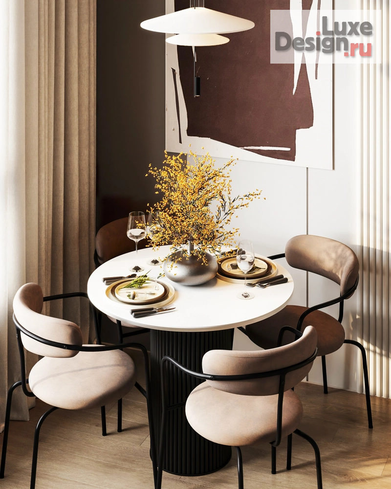 Дизайн интерьера двухкомнатной квартиры "Проект в ЖК Талисман" (фото 3)