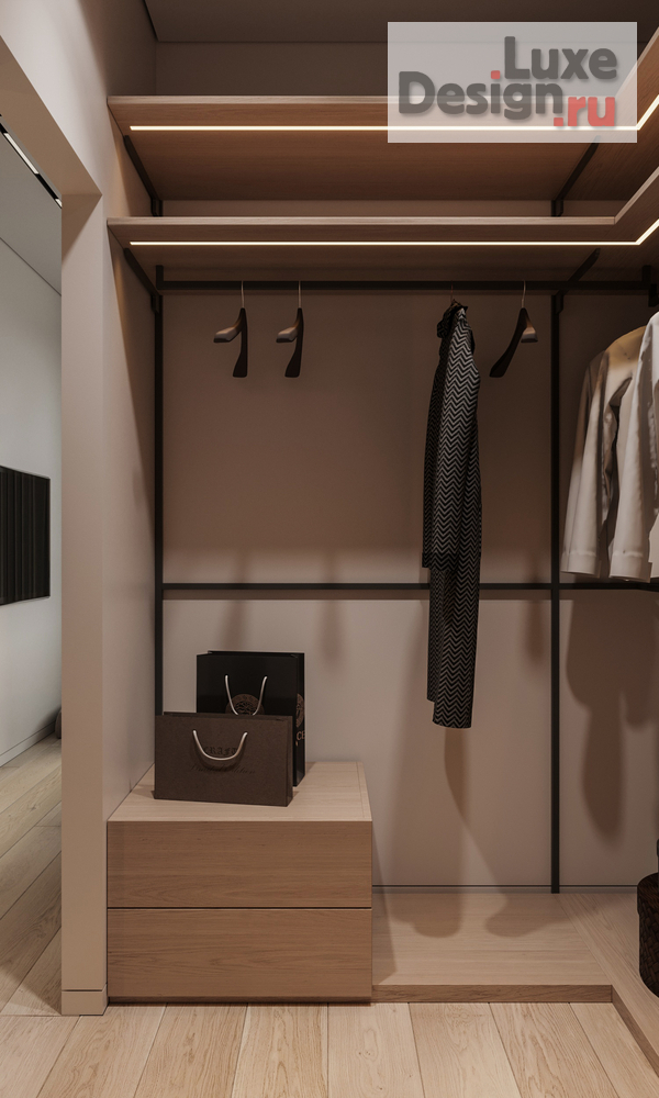 Дизайн интерьера трехкомнатной квартиры "Квартира 71 м2 в ЖК Датский квартал" (фото 30)