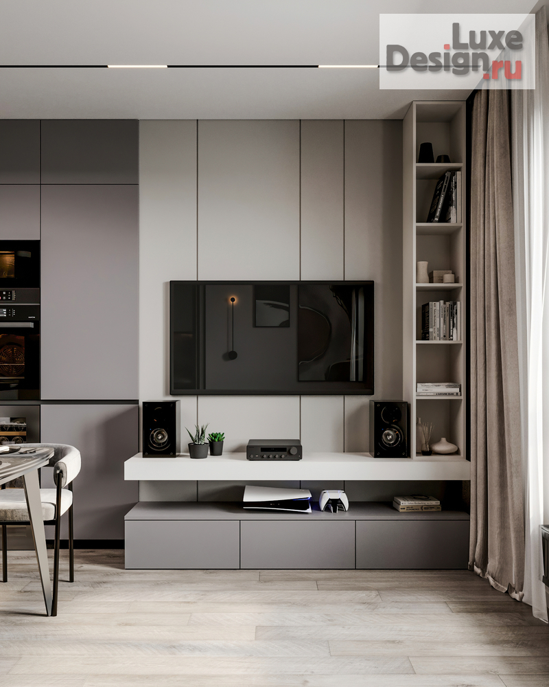 Дизайн интерьера трехкомнатной квартиры "Квартира 85 м2 в ЖК Аквилон Митино" (фото 9)