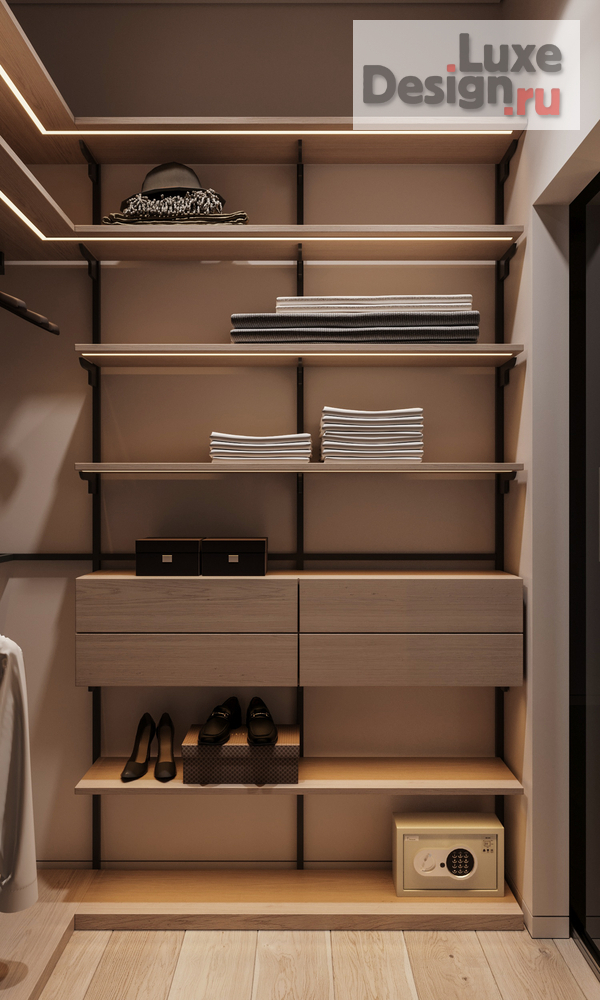 Дизайн интерьера трехкомнатной квартиры "Квартира 71 м2 в ЖК Датский квартал" (фото 31)