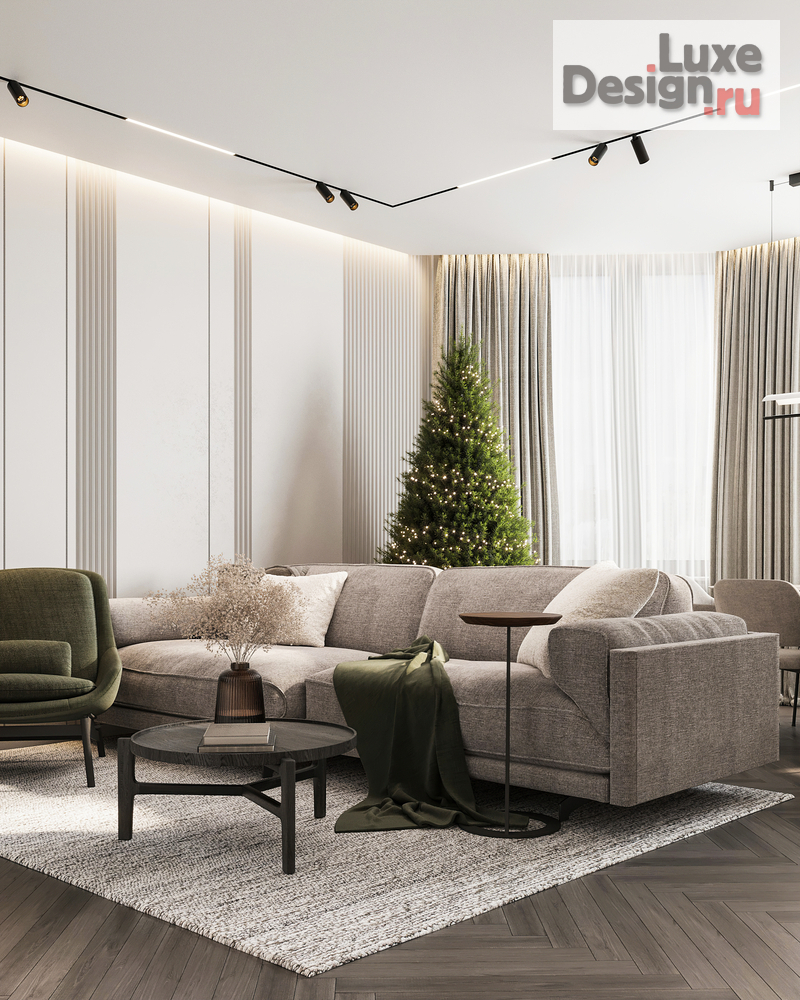 Дизайн интерьера четырехкомнатной квартиры "Квартира 150 м2 на ул. Новочеремушкинская" (фото 9)