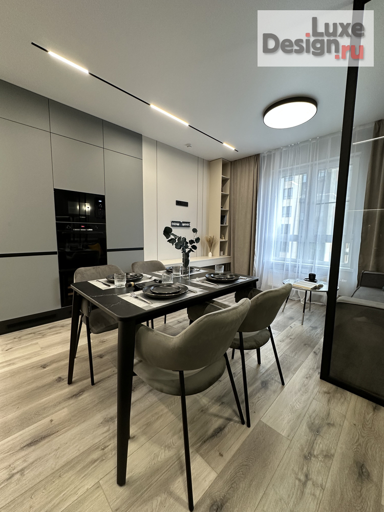 Дизайн интерьера трехкомнатной квартиры "Квартира 85 м2 в ЖК Аквилон Митино (Фото)" (фото 3)