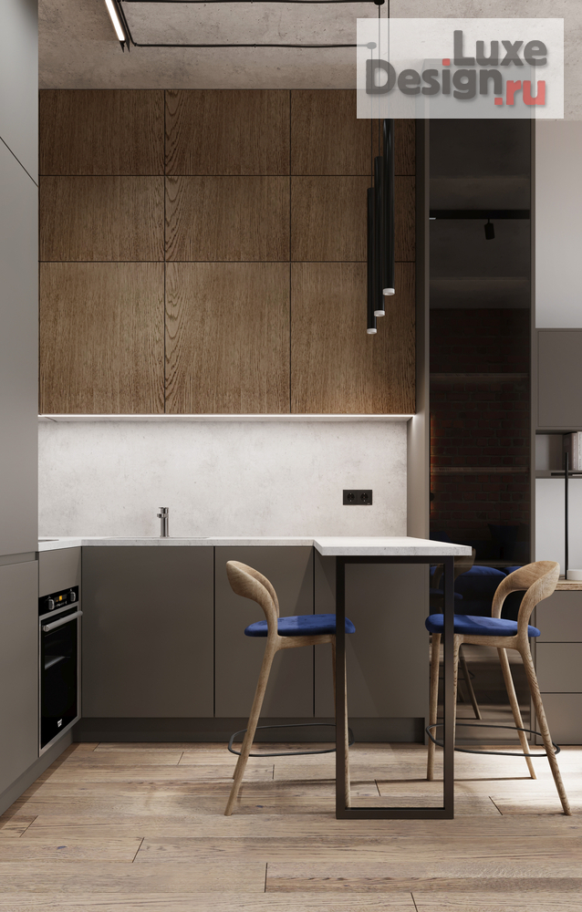 Дизайн интерьера квартиры студии "Квартира в ЖК Невский" (фото 5)