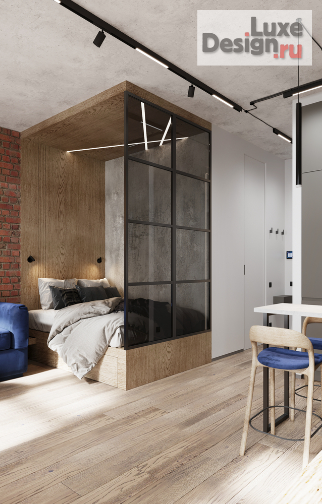 Дизайн интерьера квартиры студии "Квартира в ЖК Невский" (фото 3)
