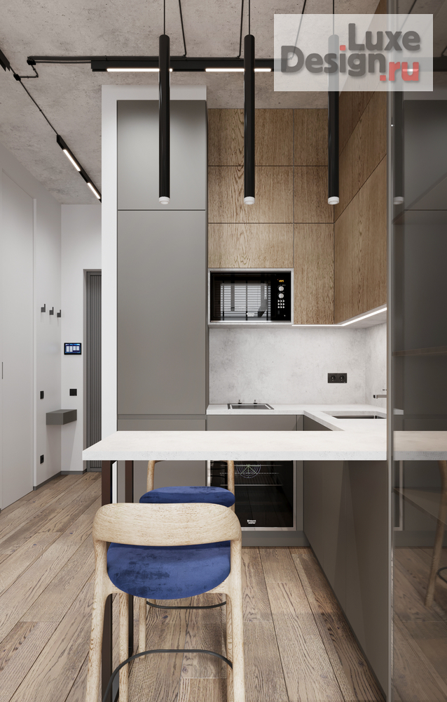 Дизайн интерьера квартиры студии "Квартира в ЖК Невский" (фото 4)