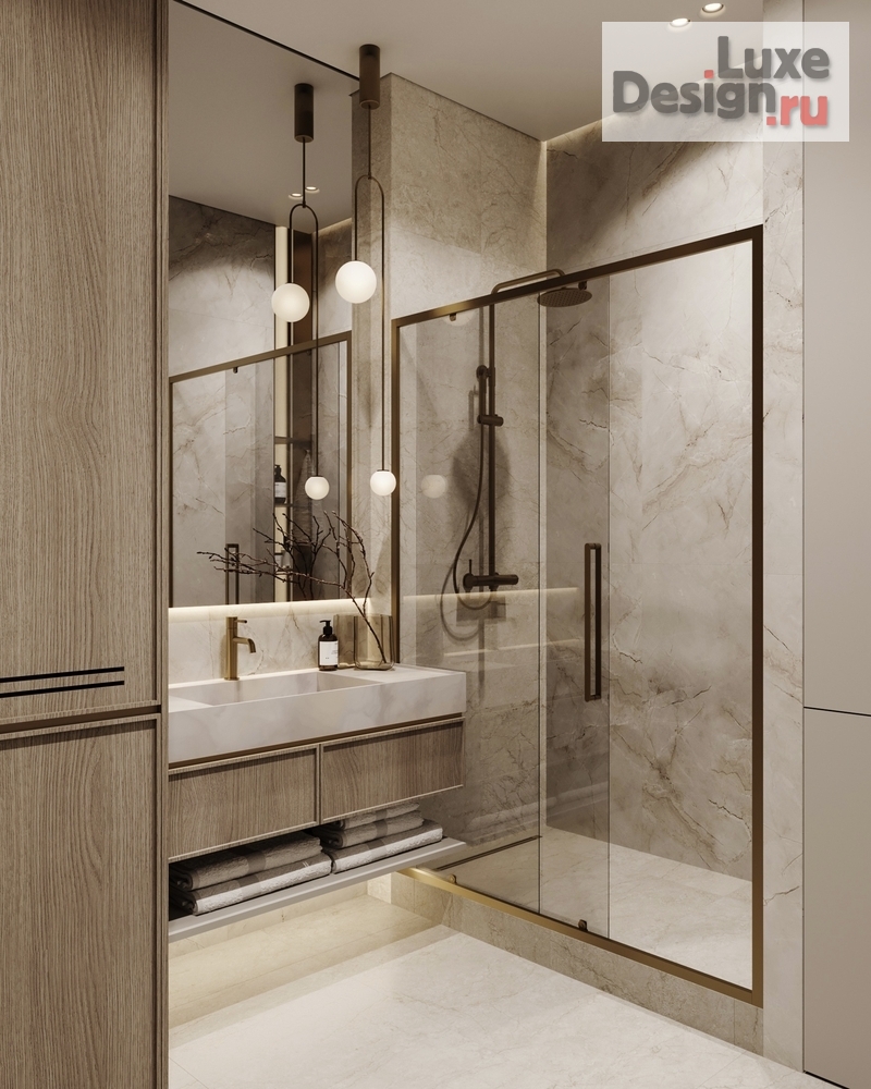 Дизайн интерьера двухкомнатной квартиры "квартира 55 м2 в ЖК Hide" (фото 24)