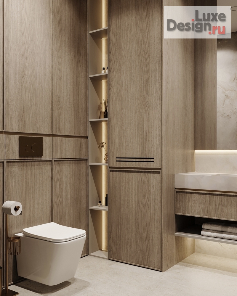 Дизайн интерьера двухкомнатной квартиры "квартира 55 м2 в ЖК Hide" (фото 30)