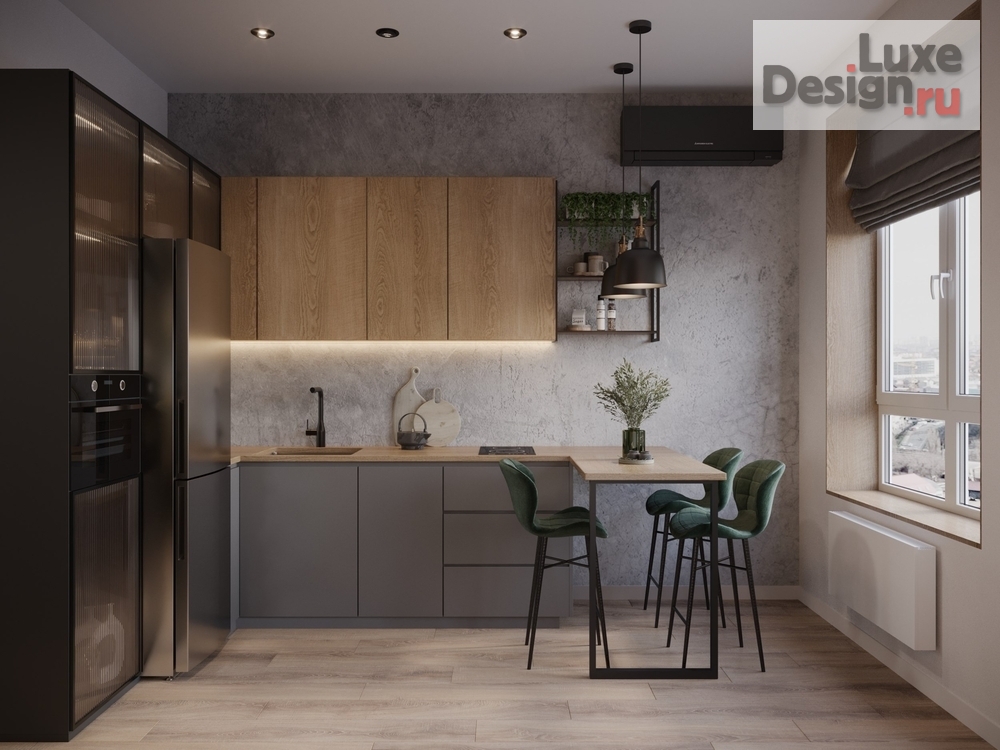 Дизайн интерьера квартиры студии "Квартира 35 м2 в ЖК Фреш" (фото 6)