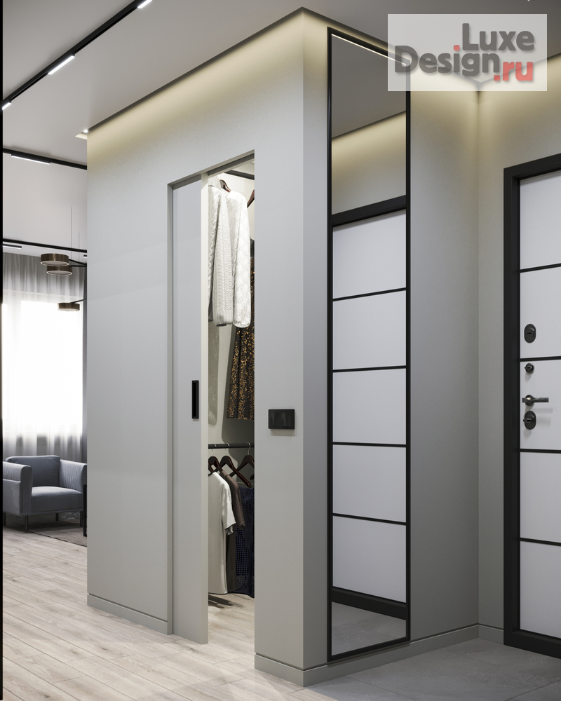 Дизайн интерьера двухкомнатной квартиры "Квартира у м. Сокол" (фото 6)