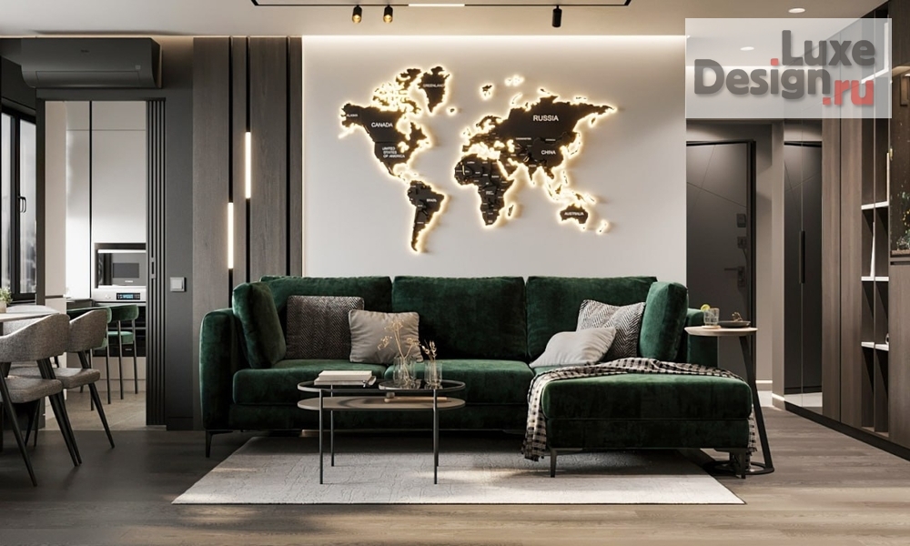 Дизайн интерьера четырехкомнатной квартиры "Квартира на ул. Кетчерская" (фото 1)