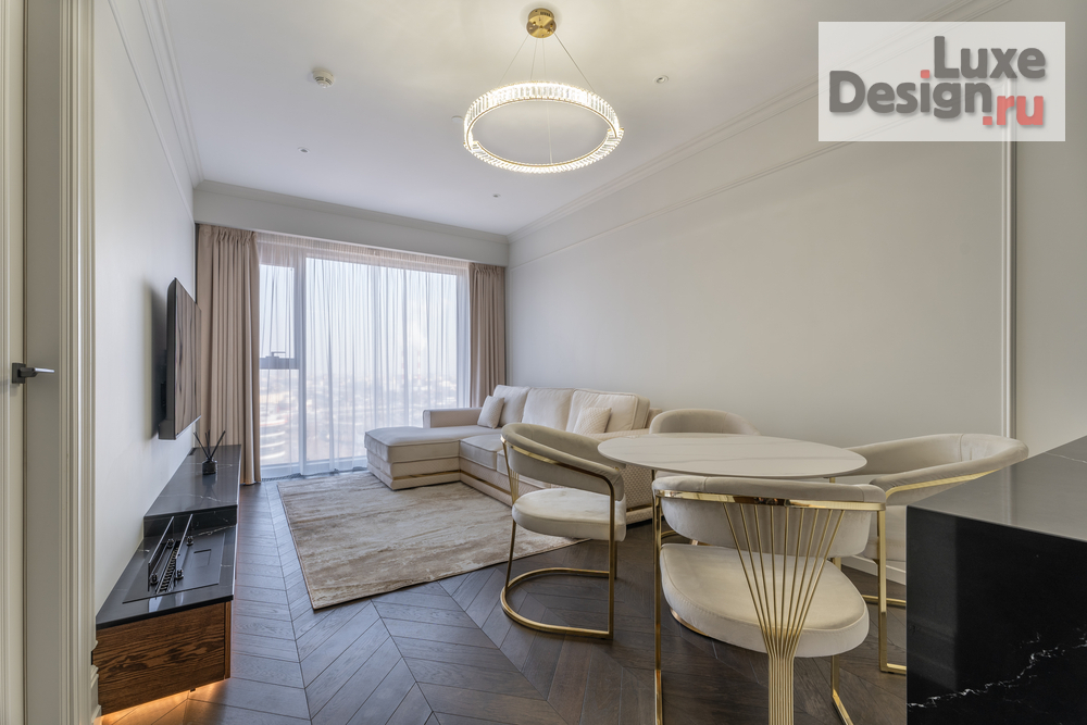 Дизайн интерьера двухкомнатной квартиры "Квартира 65 м2 в ЖК Поклонная 7" (фото 4)