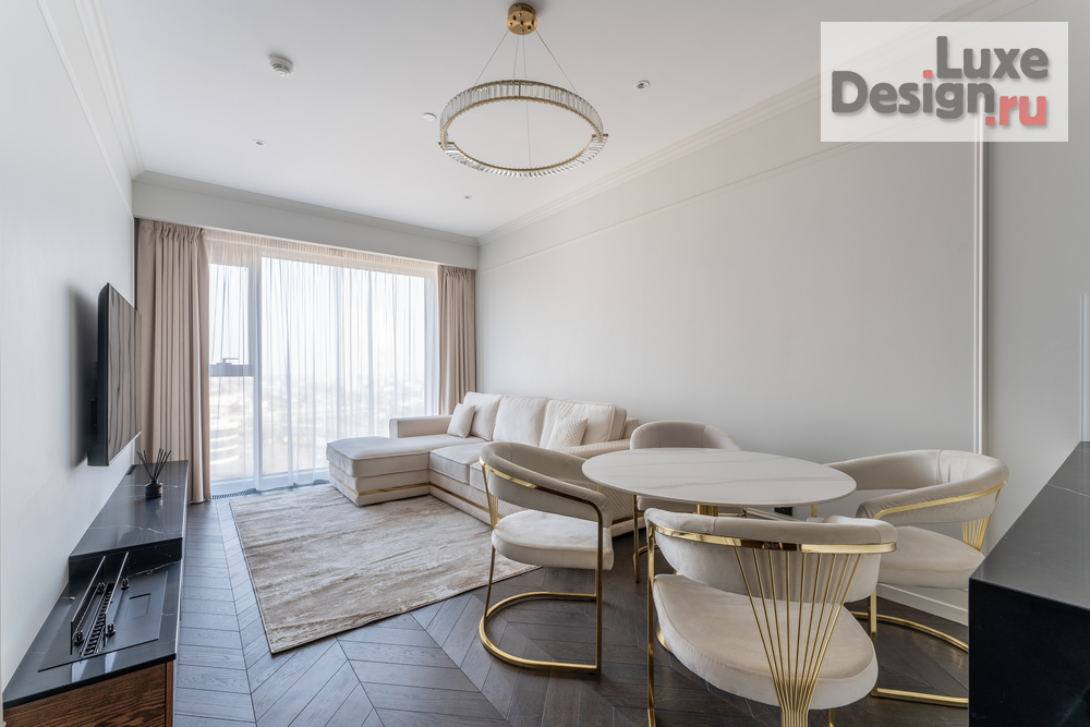 Дизайн интерьера двухкомнатной квартиры "Квартира 65 м2 в ЖК Поклонная 7" (фото 5)