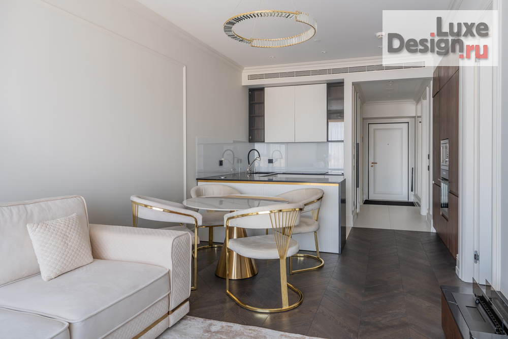 Дизайн интерьера двухкомнатной квартиры "Квартира 65 м2 в ЖК Поклонная 7" (фото 7)