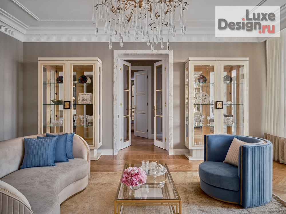 Дизайн интерьера квартиры "Дизайн интерьера квартиры 116 кв.м на Бронной" (фото 1)