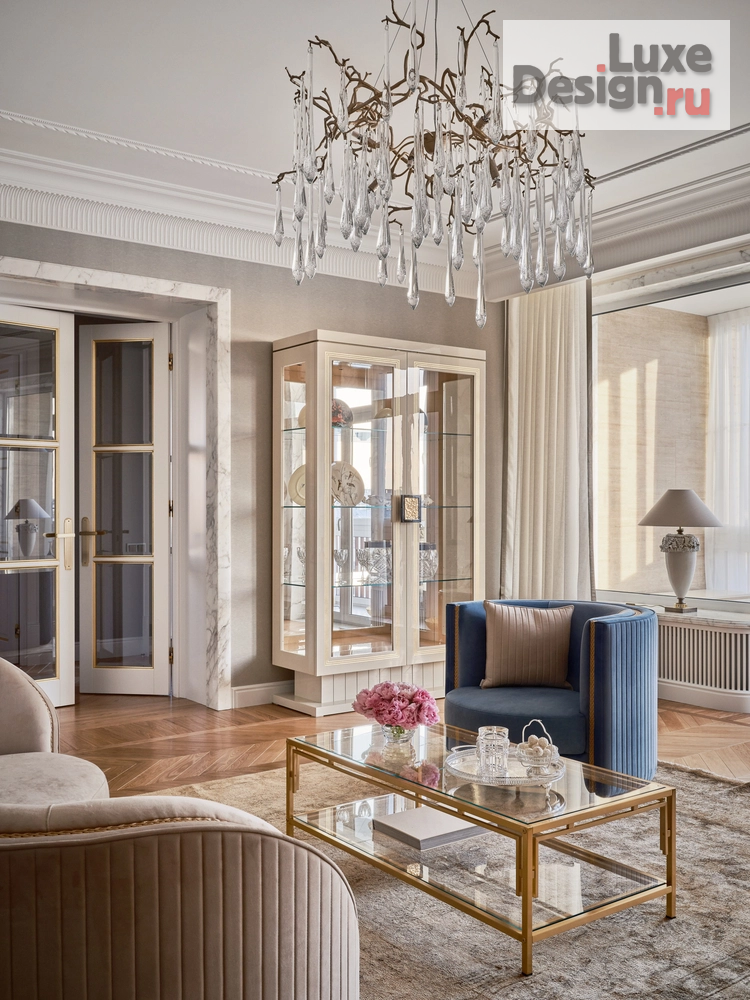 Дизайн интерьера квартиры "Дизайн интерьера квартиры 116 кв.м на Бронной" (фото 6)