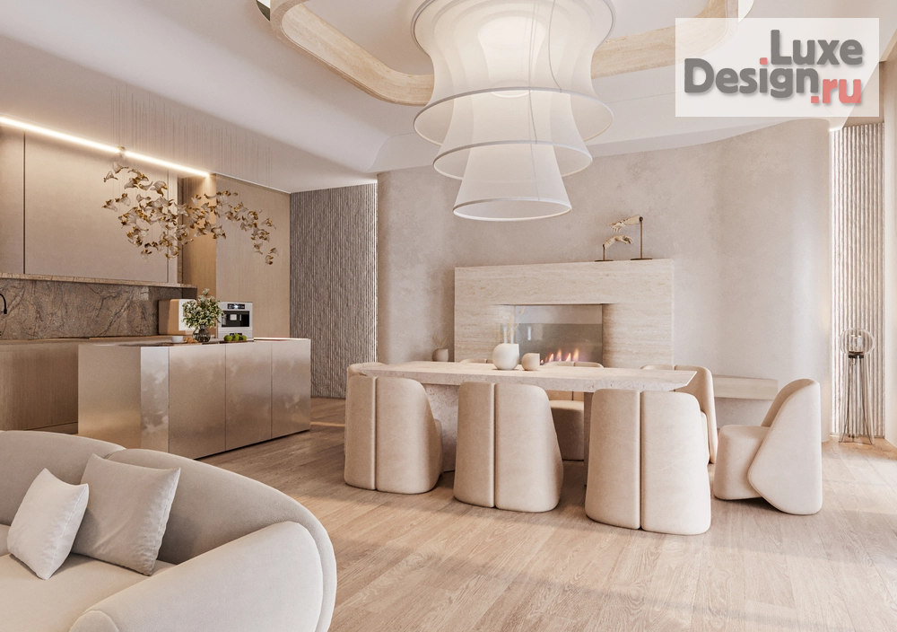 Дизайн интерьера пентхауса "Респектабельная резиденция в ЖК Nicole, 300 м²" (фото 4)