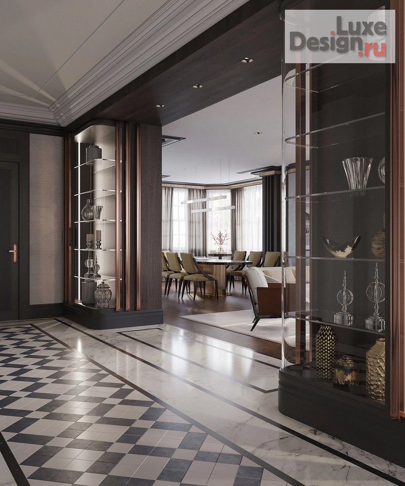 Дизайн интерьера квартиры "Квартира в Лондоне, 210 м2" (фото 1)