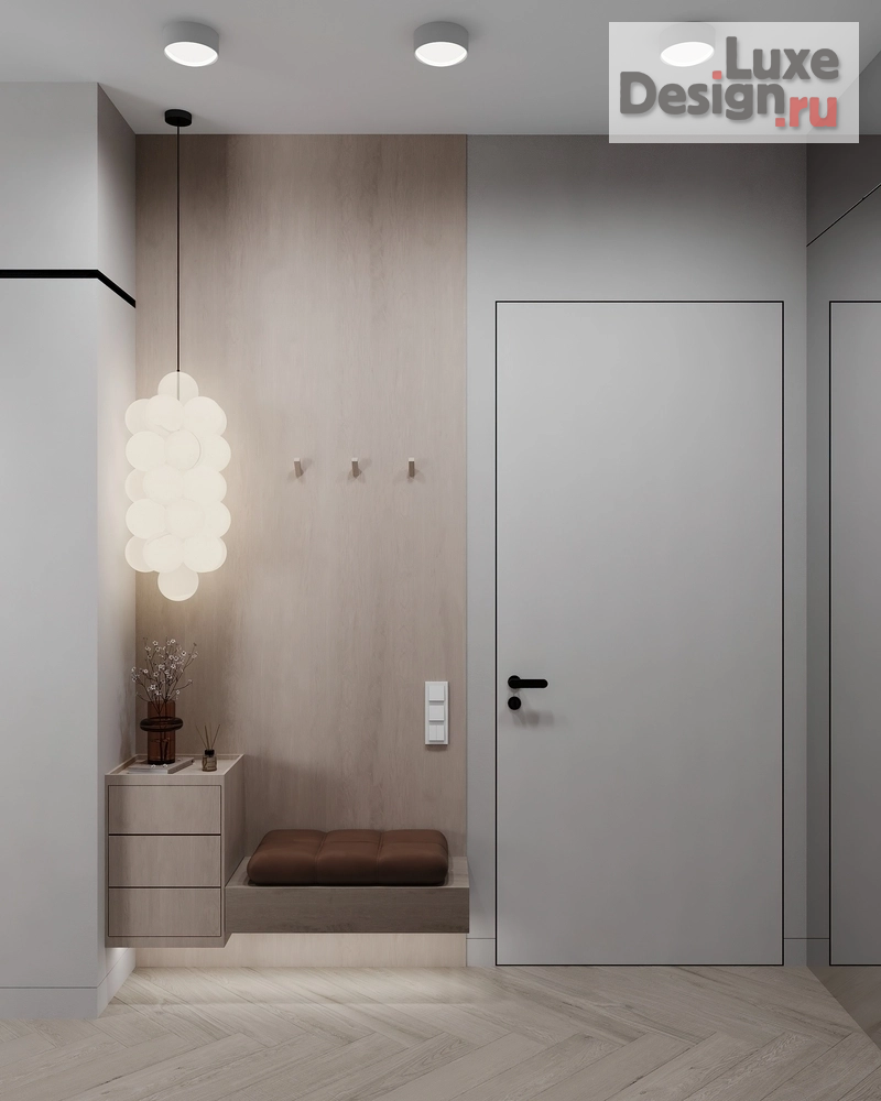 Дизайн интерьера трехкомнатной квартиры "Prime Park 1 " (фото 2)