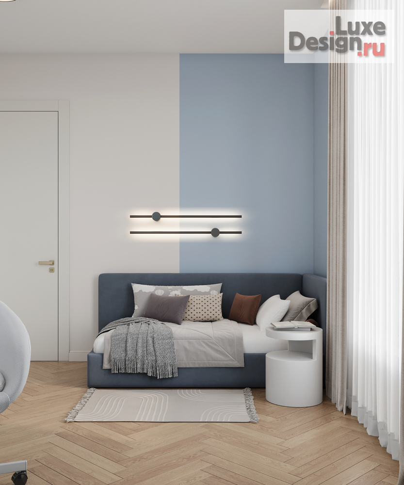 Дизайн интерьера четырехкомнатной квартиры "ЖК ЭВЕР " (фото 7)