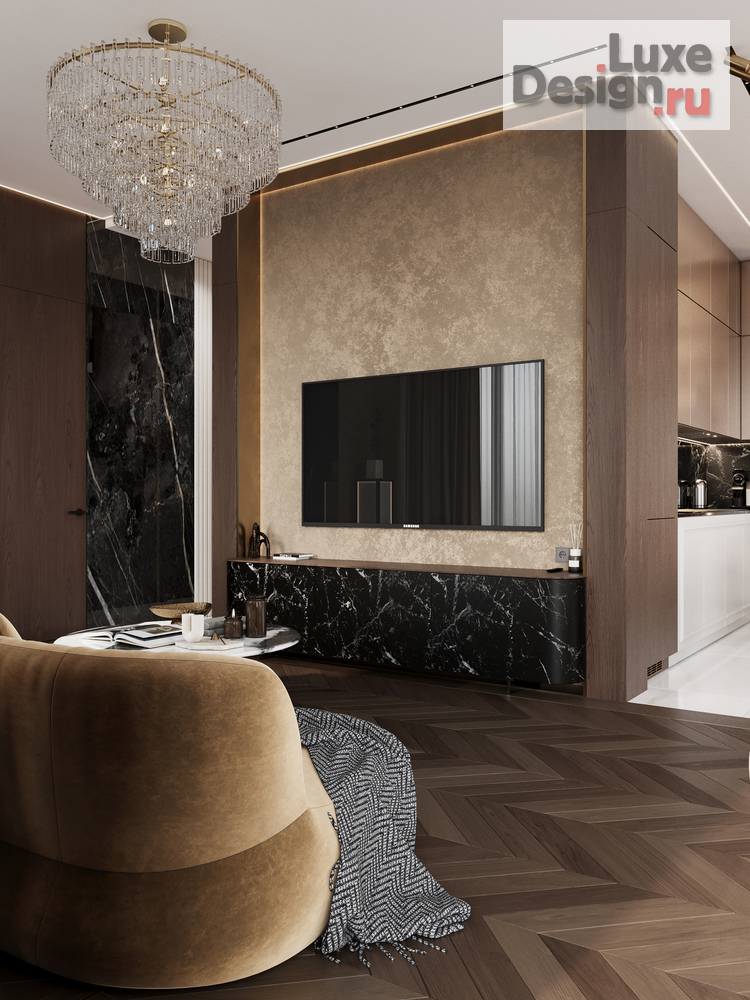 Дизайн интерьера двухкомнатной квартиры "ЖК ПРАЙМ ПАРК 5 " (фото 11)