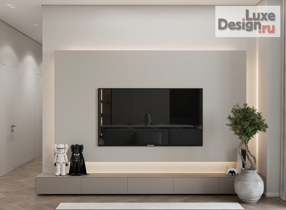 Дизайн интерьера четырехкомнатной квартиры "ЖК D1" (фото 11)