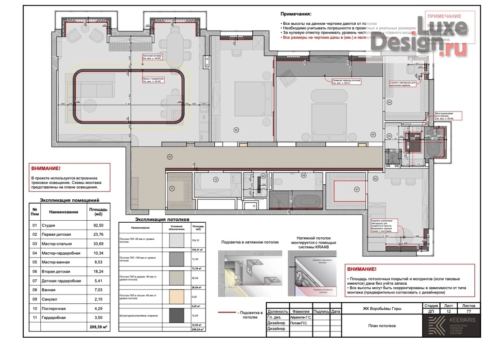 Дизайн интерьера четырехкомнатной квартиры "Standard set of drawings" (фото 11)