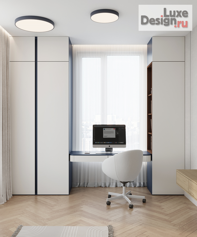 Дизайн интерьера четырехкомнатной квартиры "ЖК ЭВЕР " (фото 9)